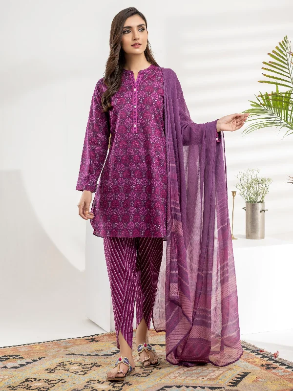 Women's clothing self-assured-3 Piece Lawn Suit-Printed (Unstitched)