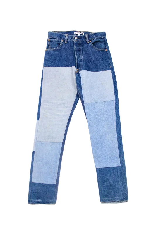 Bottoms for presentations-Re/Done x Levi's - Patchwork Jeans