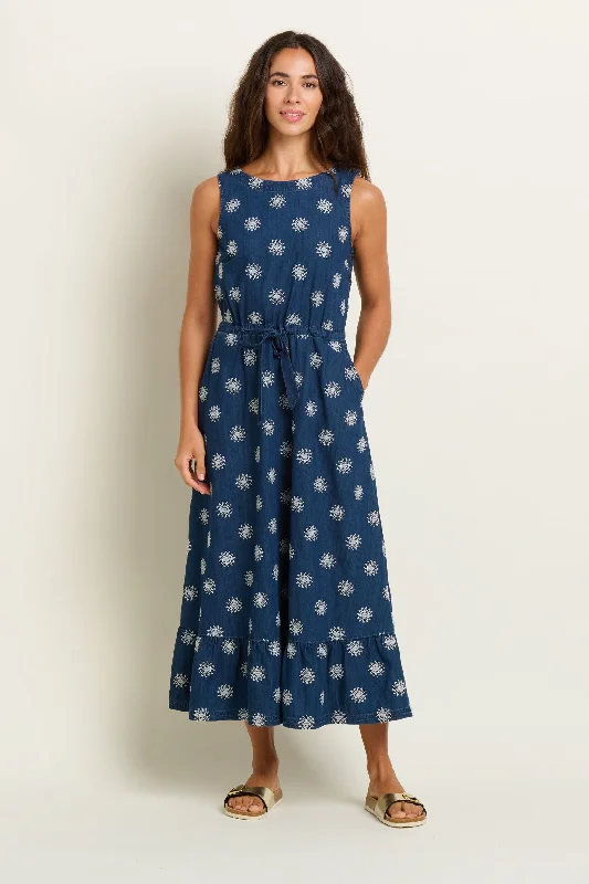 Shirt collar dresses-Daisy Maxi Dress