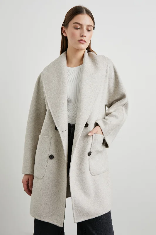 Jackets moss chic-NILY COAT - OATMEAL