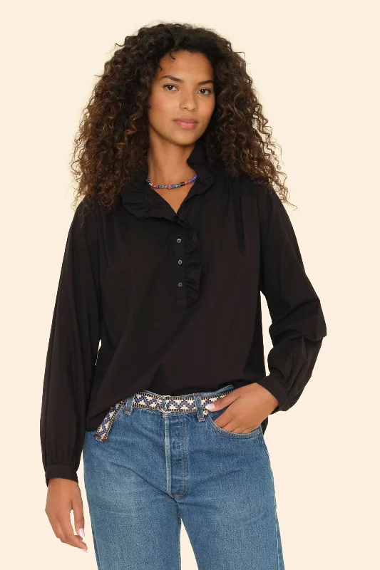 Rare Tops-Xirena Caspian Top in Black