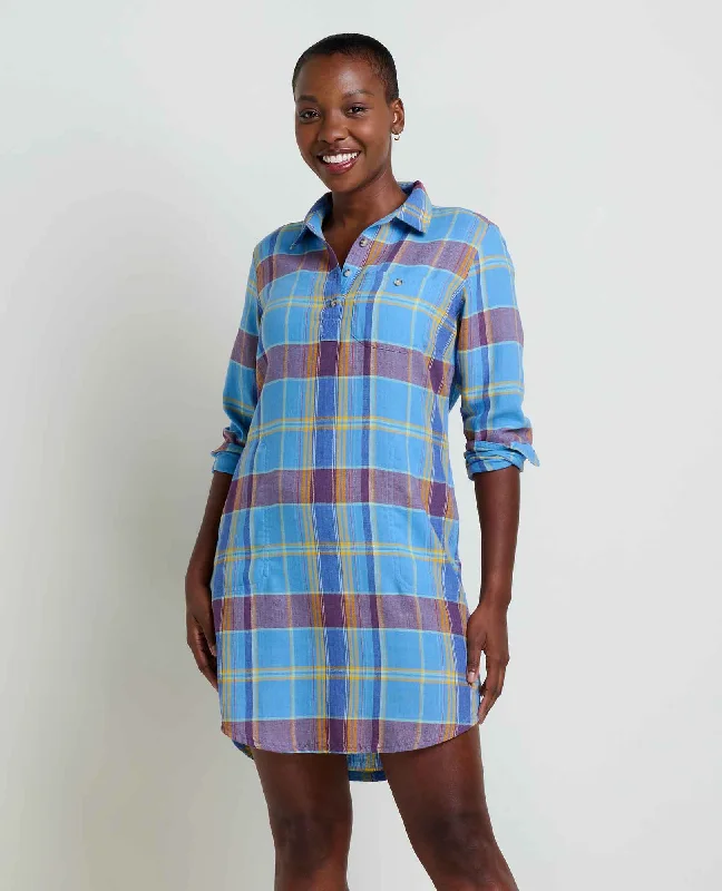 Bridesmaid chiffon dresses-Re-Form Flannel Shirtdress