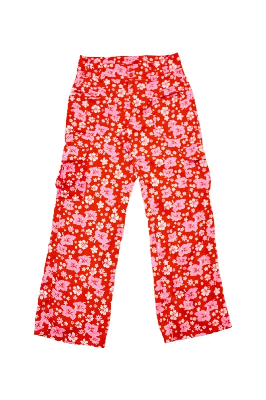 Bottoms for walking-Frankies Bikinis - Hibiscus Flower Pants