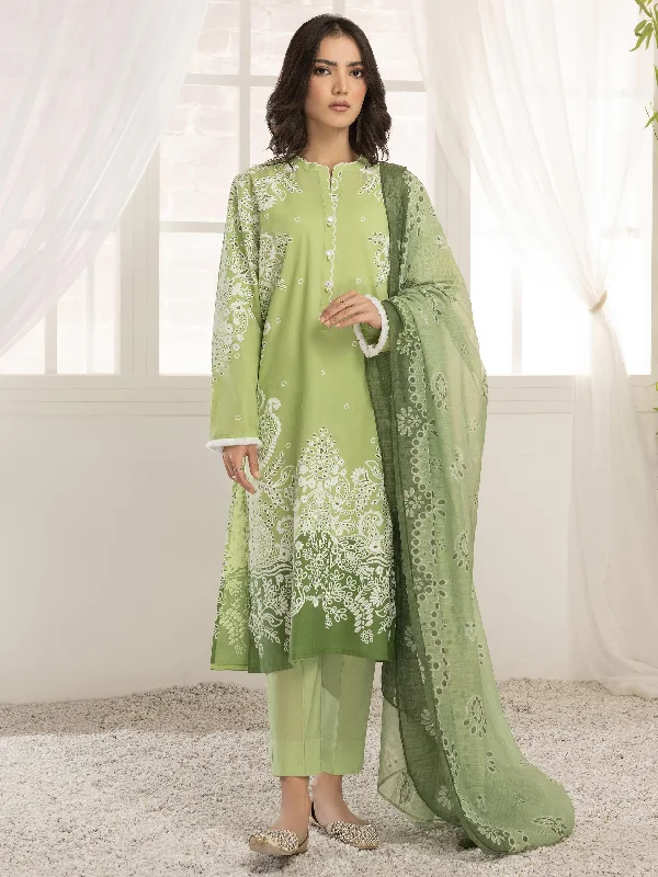 Women's clothing subtle-2 Piece Lawn Suit-Pasted Printed (Unstitched)