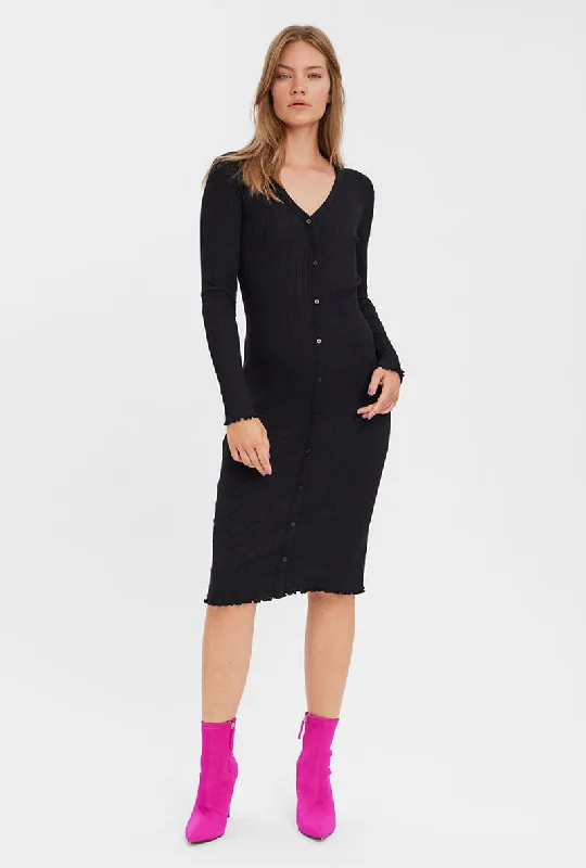 Music-inspired concert dresses-VERO MODA ISLA LS DRESS