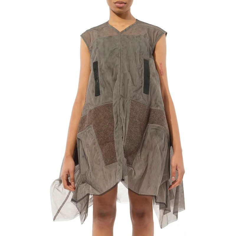 Eclectic boho dresses-Turboshell Dress in Grey