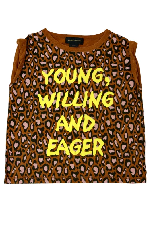 Interactive Tops-Karen Walker - Printed Singlet Top