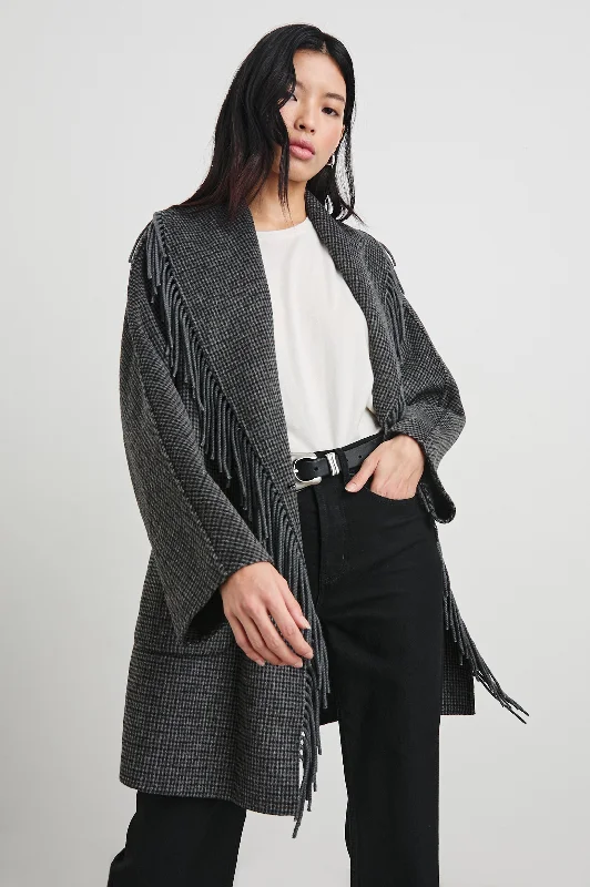 Jackets burg chic-HUGO COAT - CHARCOAL CHECK