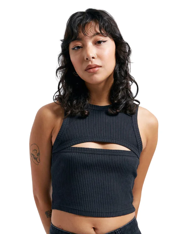 Explorer Tops-Ainslee Top in Off Black