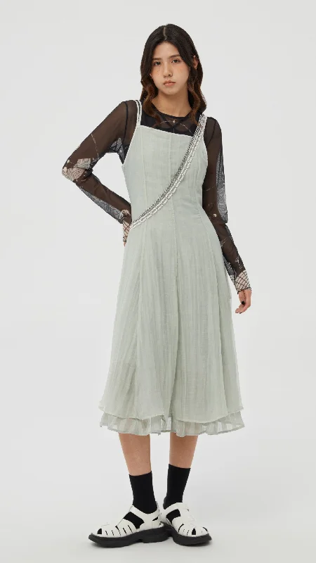 Daytime cotton dresses-See through Dress