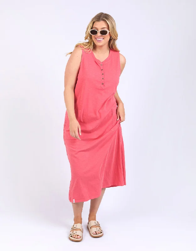 Vacation breeze dresses-Elysian Dress - Watermelon Crush