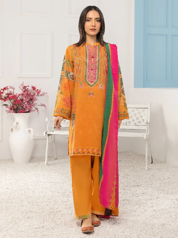 Women's clothing unisex styles-3 Piece Lawn Suit-Printed (Unstitched)