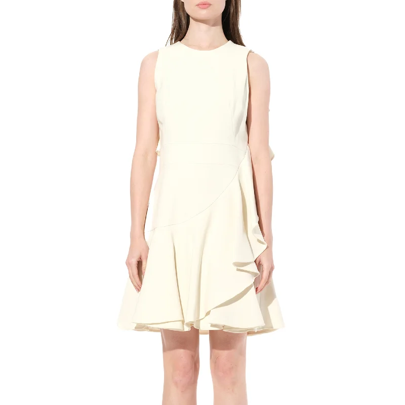 Office wrap dresses-Abito Dress in White