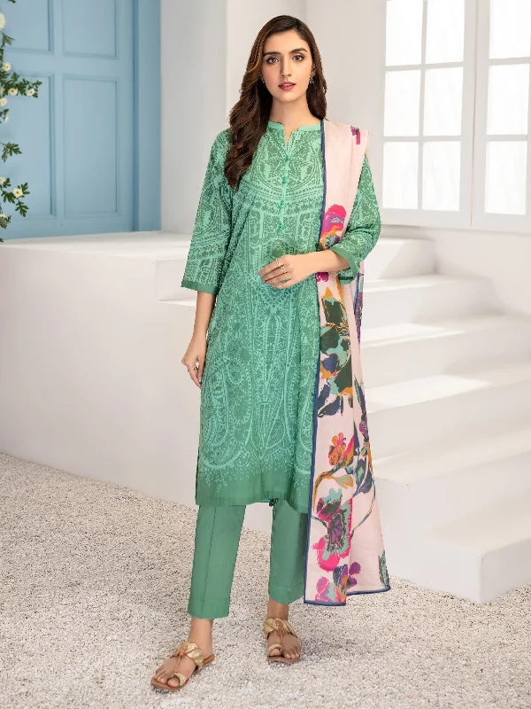 Women's clothing sister-3 Piece Lawn Suit-Printed (Unstitched)