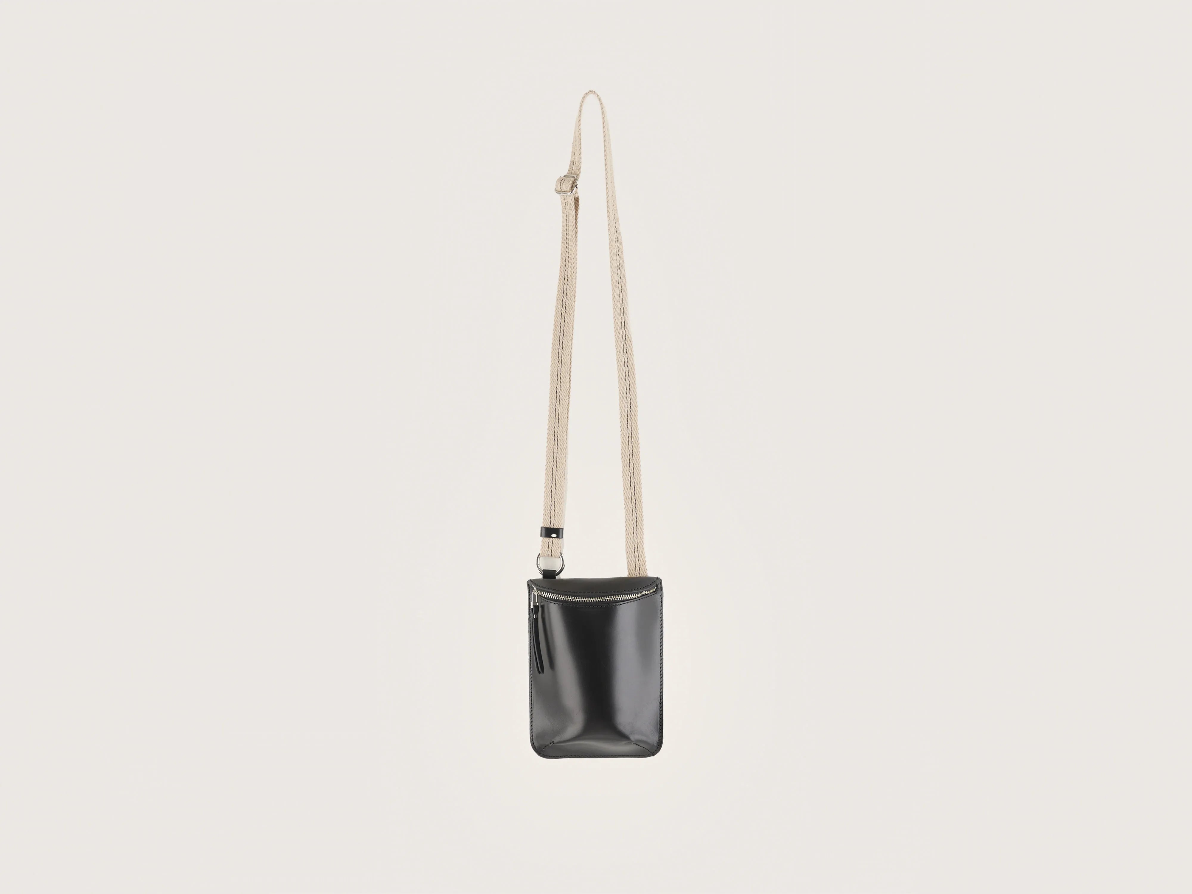 Trekker Tops-Shone zip-top mini bag (242 / W / BLACK)