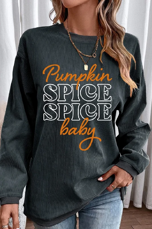 Training hoodies & sweatshirts-Pumpkin Spice Spice Baby Long Sleeve Sweatshirt