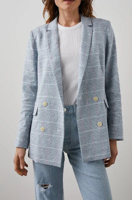 Jackets worn look-JAC BLAZER - NORDIC CHECK