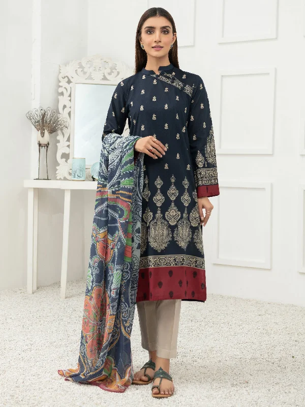 Women's clothing brunch outfit-2 Piece Lawn Suit-Printed (Unstitched)