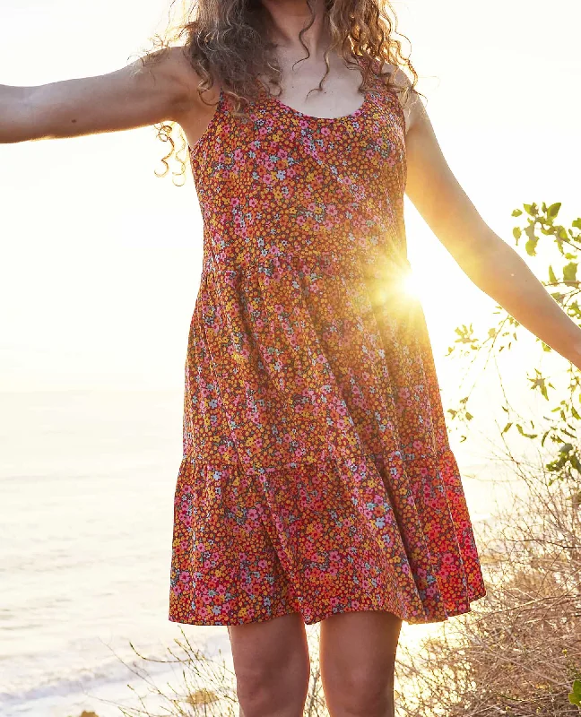 Nighttime shine dresses-Sunkissed Sunsana Dress