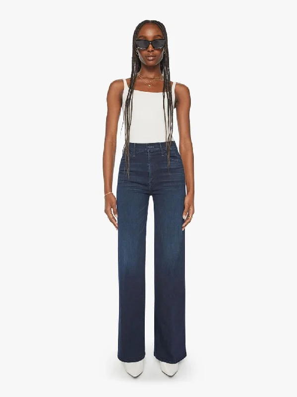 Women's clothing bold jumpsuits-The Hustler Roller Sneak Jeans