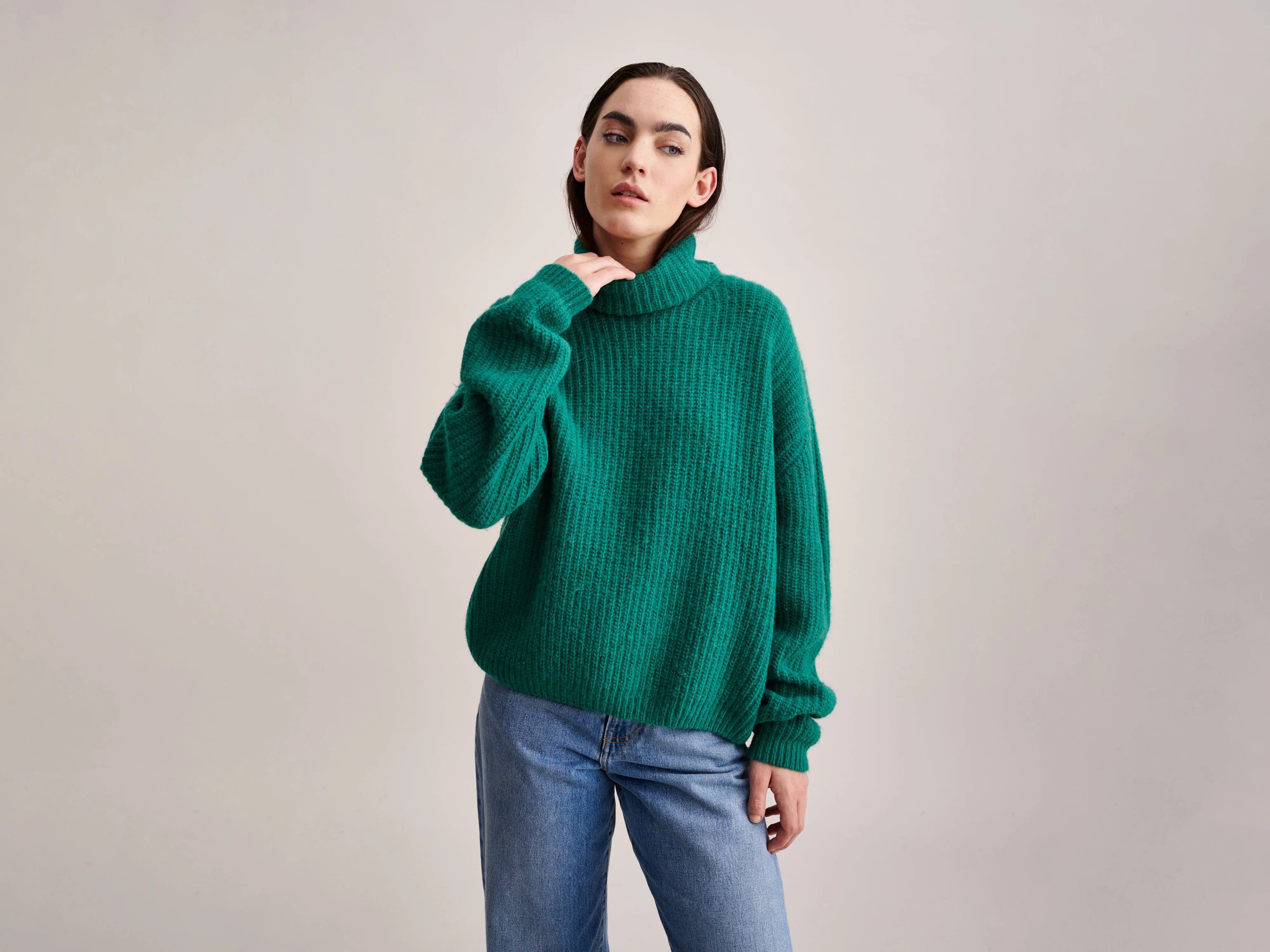 Sweaters fade proof-Garano Sweater (232 / W / AVENTURINE)