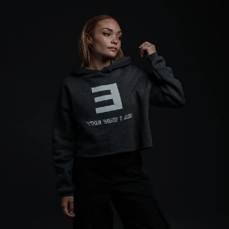 All-season hoodies & sweatshirts-THE WAY I AM CROPPED HOODIE