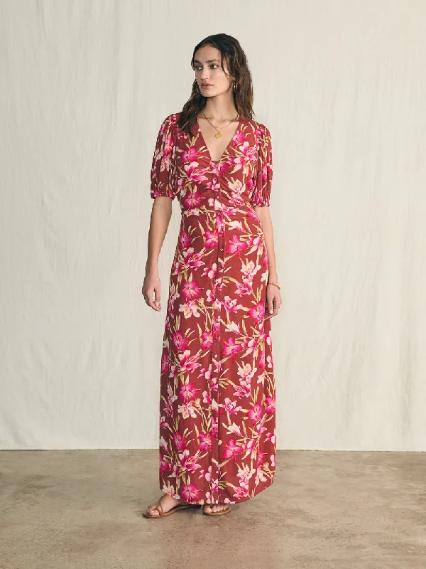 High-end designer dresses-Faherty Sorrento Dress / Majorca Floral