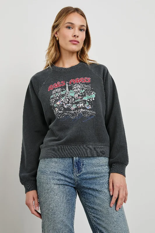 Day-trip hoodies & sweatshirts-VINTAGE RAGLAN SWEATSHIRT - RAILS PARIS MAP