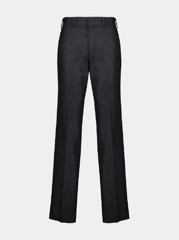 Women's clothing body-positive-Grey Cashmere Trousers