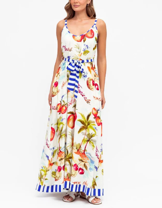 Retro flair dresses-Nalani Maxi Dress - Multi