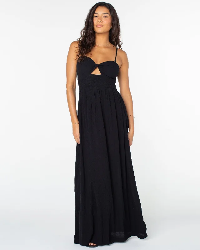 Prom high-low dresses-Sunrise Oasis Dress - Anthracite