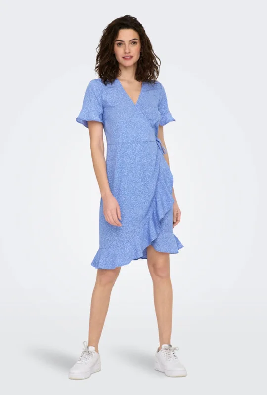 Sleeveless chic dresses-ONLY OLIVIA SS WRAP DRESS