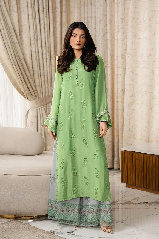 Traditional round neck dresses-Sobrah Long